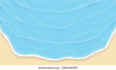 Summer Beach-Vektorgrafik-Hintergrund