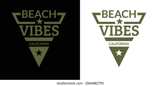 Summer Beach Vibe California T Shirt Stock Vector Royalty Free 2064482795 Shutterstock 7245