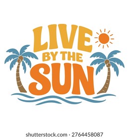 Summer Beachlife Surf Vector Illustration Clipart