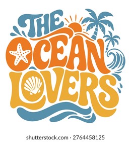 Summer Beachlife Surf Vector Illustration Clipart