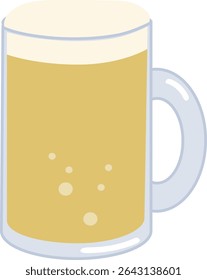 Caneca de brinde de álcool de cerveja de verão