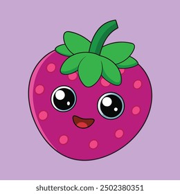 Summer berry set vector illustration