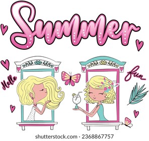 verano mejores amigos primavera tierna