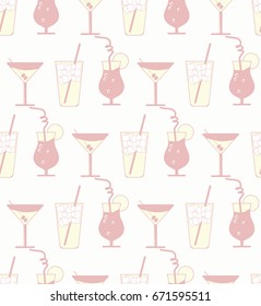 Summer beverage pattern 