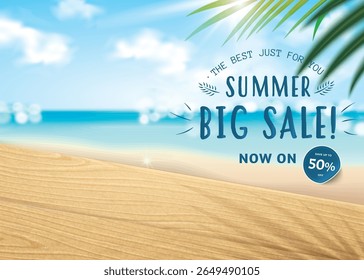 Summer Big Sale! Enjoy 50% Off on Beach Vacation Packages and Summer Essentials.  Escape to Paradise Now!
