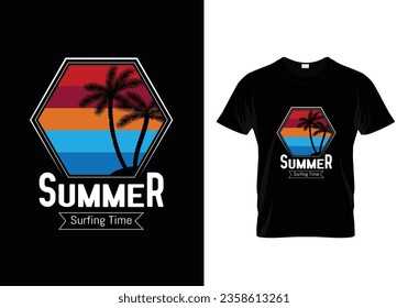 summer black tshirt design for summer lovers