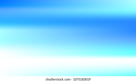 Summer blue holographic background. Vibrant blur iridescent design. Foil neon trendy sky banner. Pastel future element. Modern gradient cover. Foil holographic sunset design Bright soft gradient color