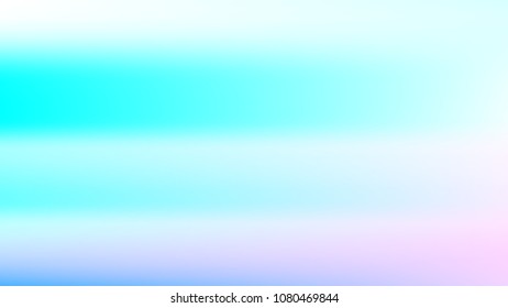 Summer blue holographic background. Vibrant blur iridescent design. Foil neon trendy sky banner. Pastel future element. Modern gradient cover. Foil holographic sunset design Bright soft gradient color