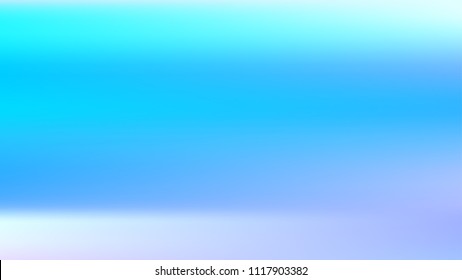 Summer blue holographic background. Vibrant blur iridescent design. Foil neon trendy sky banner. Pastel future element. Modern gradient cover. Foil holographic design Bright soft gradient color