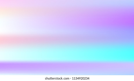 Summer blue holographic background. Vibrant blur iridescent design. Foil neon trendy sky banner. Pastel future element. Modern gradient cover. Foil holographic sunset design Bright soft gradient color