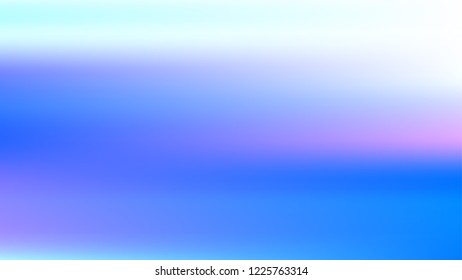 Summer blue holographic background. Vibrant blur iridescent design. Foil neon trendy sky banner. Pastel future element. Modern gradient cover. Foil holographic sunset design Bright soft gradient color