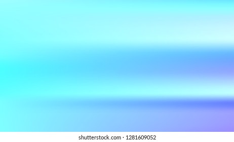 Summer blue holographic background. Vibrant blur iridescent design. Foil neon trendy sky banner. Pastel future element. Modern gradient cover. Foil holographic sunset design Bright soft gradient color