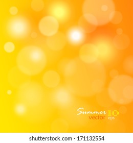 Summer blur spotted background, vector illustration