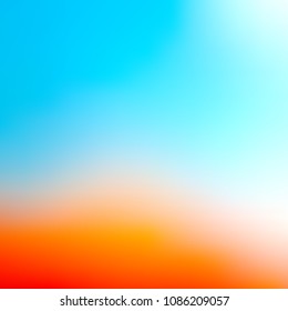Summer blurred abstract background. Soft colored gradient background. For your graphic design, banner or poster.