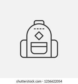 Summer box icon vector