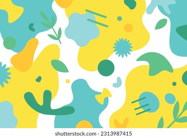 Sommer, heller Hintergrund, Vektorgrafik