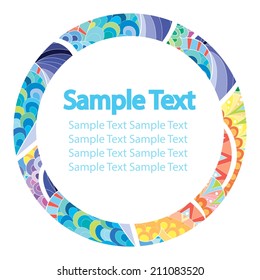 summer bright banner.  vector 