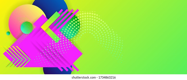 Summer bright party poster club abstract gradients fluid shapes backgrounds for cover, brochure