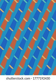 Summer bright tileable seamless abstract pattern
