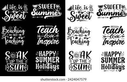 Diseño de camisetas de verano 