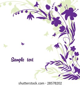 Summer butterfly card