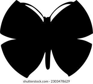 summer butterfly flat icon. vector summer butterfly in flat manner isolate on white background. component for web, game and ad