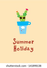 summer cactus holiday