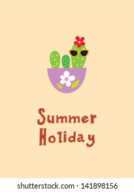 summer cactus holiday