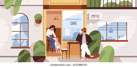 6,316 Coffee Shop Outdoor Seating Images, Stock Photos & Vectors ...