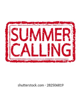 SUMMER CALLING text design