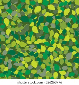 Summer camouflage of leaves.