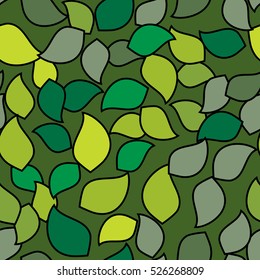 Summer camouflage of leaves.