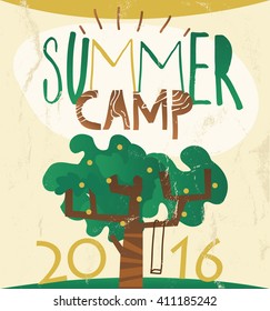 Summer Camp 2016 For Kids Poster.