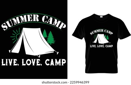 summer camp live, love, camp