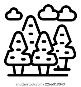 Summer camp park icon outline vector. Child water. Sea activity