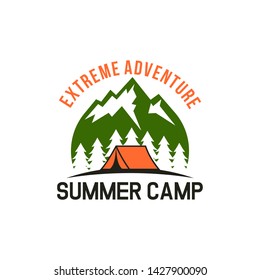 Summer Camp Vintage Stock Images
