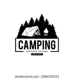 Vorlage für das Sommercamping-Logo
