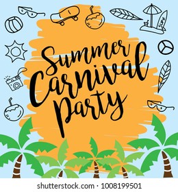 summer carnival banner