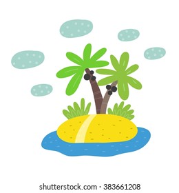  Summer Cartoon Landscape