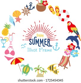 Summer character design and illustration