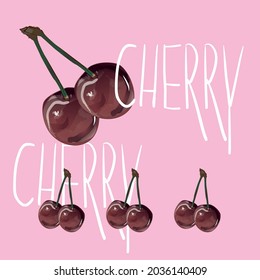 Summer cherry. Use for backgrounds, books, postcards, screensavers.