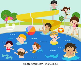 Cartoon Swimming Pool Images, Stock Photos & Vectors  Shutterstock