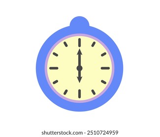 Summer clock icon design with passion fruit. Fruit icons of time.