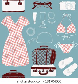 Summer Clothes and Accessories.