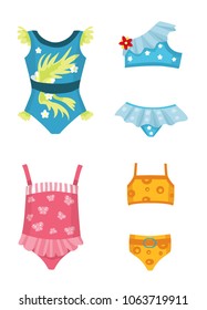 summer clothes, swimsuits