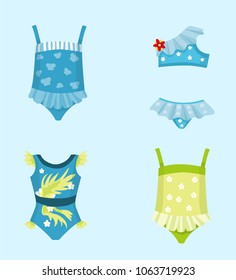 summer clothes, swimsuits