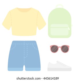 Summer clothes. Summer wardrobe