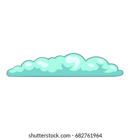 Summer cloud icon. Cartoon illustration of summer cloud vector icon for web design