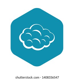 Summer cloud icon. Simple illustration of summer cloud vector icon for web