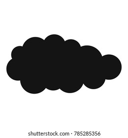 Summer cloud icon. Simple illustration of summer cloud vector icon for web